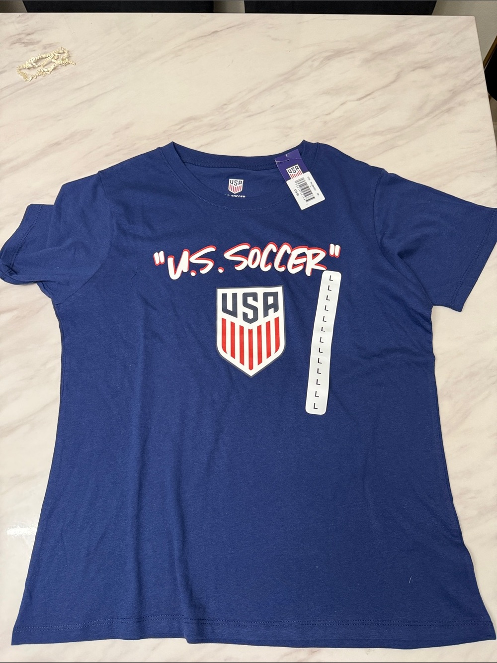 USA Soccer Navy Graphic Tee